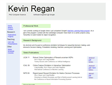 Tablet Screenshot of kevinregan.com